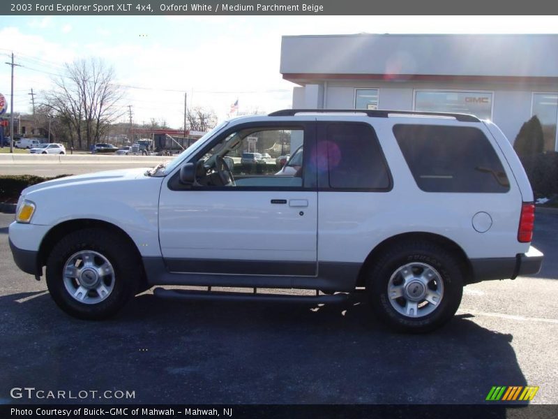 Oxford White / Medium Parchment Beige 2003 Ford Explorer Sport XLT 4x4