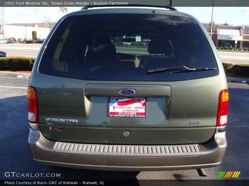 Estate Green Metallic / Medium Parchment 2003 Ford Windstar SEL