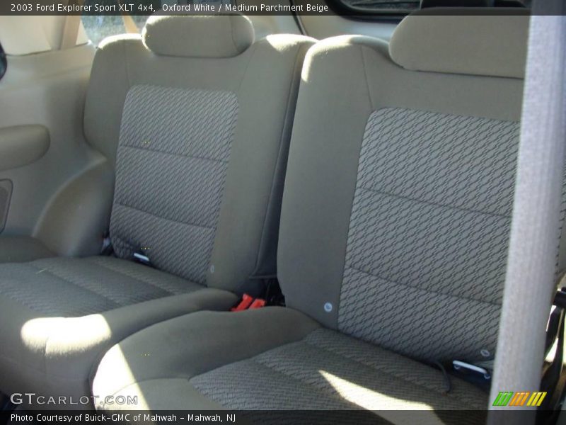 Oxford White / Medium Parchment Beige 2003 Ford Explorer Sport XLT 4x4