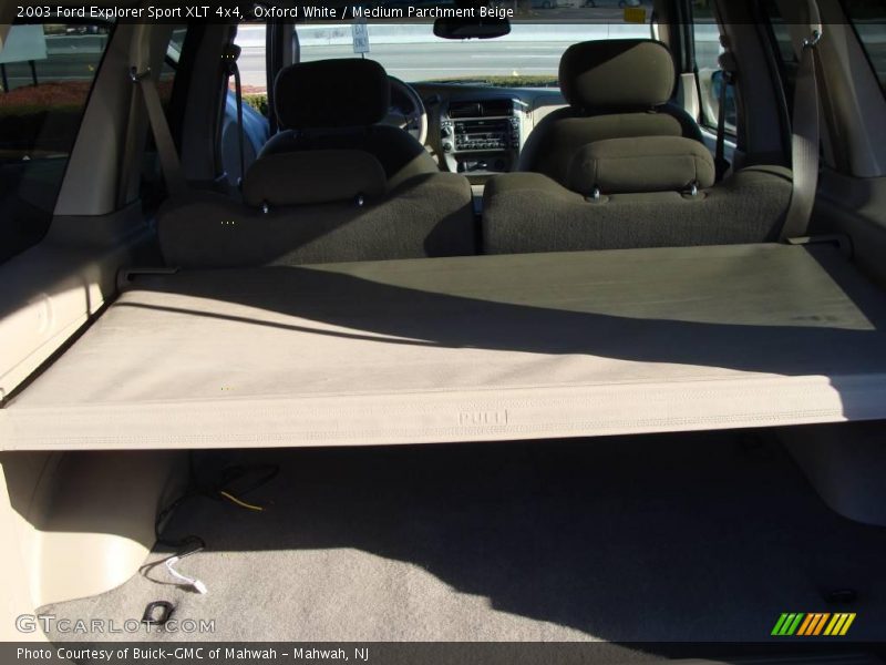 Oxford White / Medium Parchment Beige 2003 Ford Explorer Sport XLT 4x4