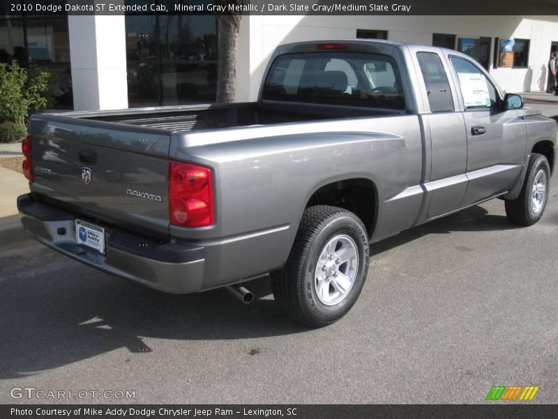 Mineral Gray Metallic / Dark Slate Gray/Medium Slate Gray 2010 Dodge Dakota ST Extended Cab
