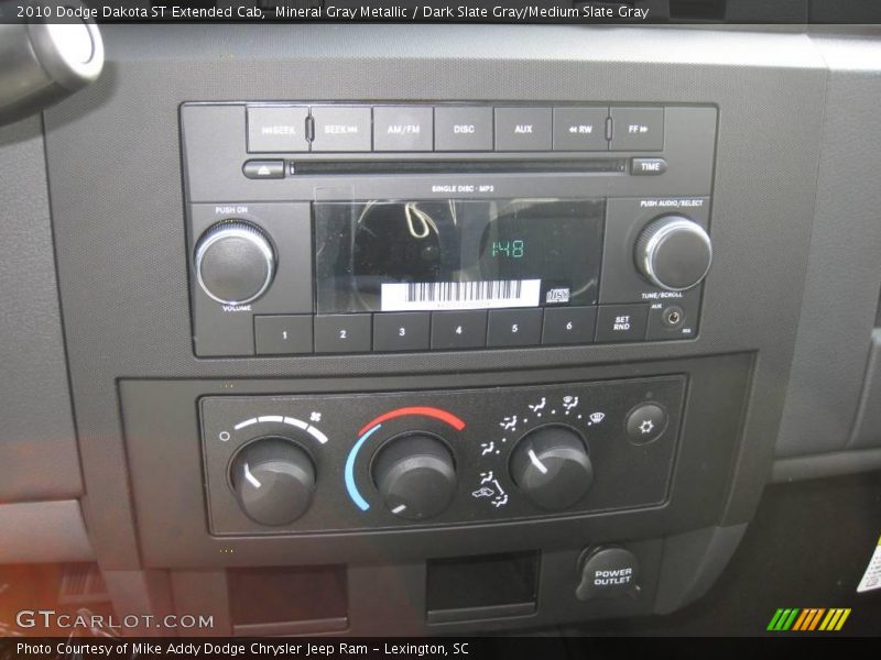 Mineral Gray Metallic / Dark Slate Gray/Medium Slate Gray 2010 Dodge Dakota ST Extended Cab