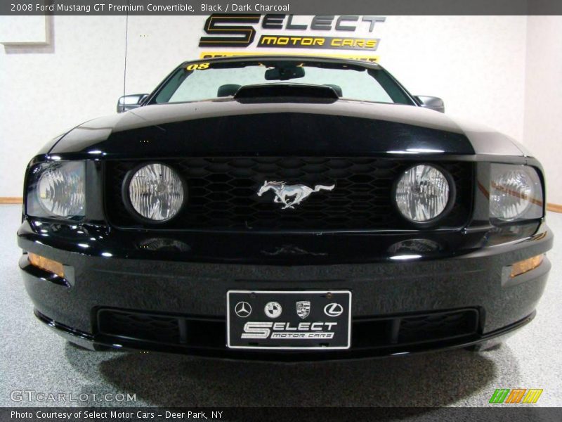 Black / Dark Charcoal 2008 Ford Mustang GT Premium Convertible