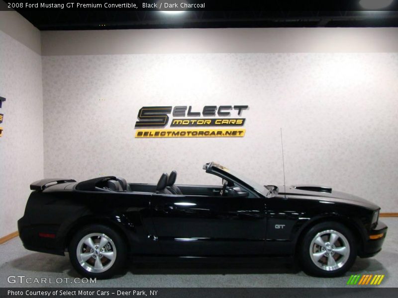 Black / Dark Charcoal 2008 Ford Mustang GT Premium Convertible