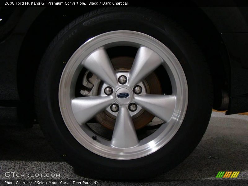 Black / Dark Charcoal 2008 Ford Mustang GT Premium Convertible