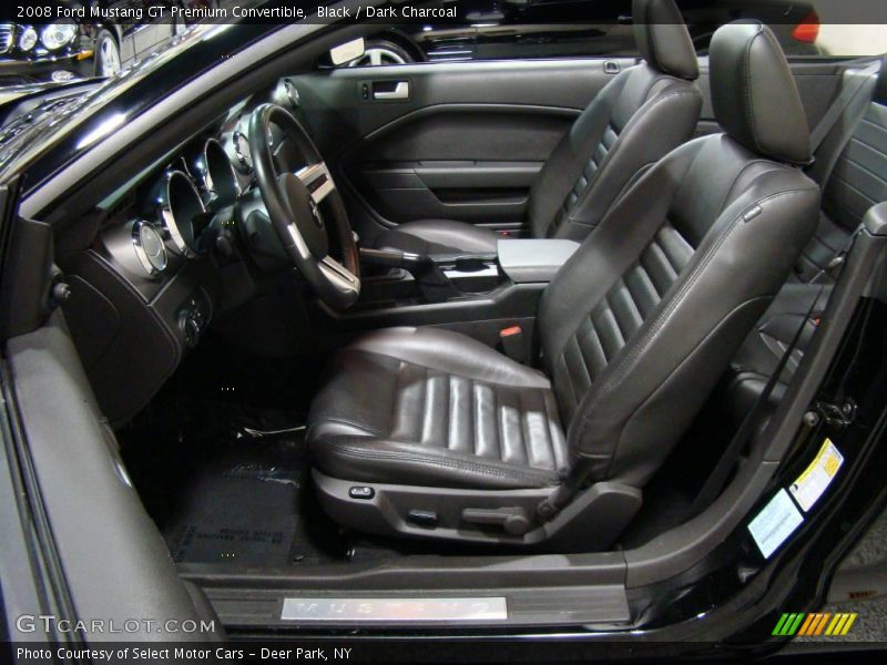 Black / Dark Charcoal 2008 Ford Mustang GT Premium Convertible