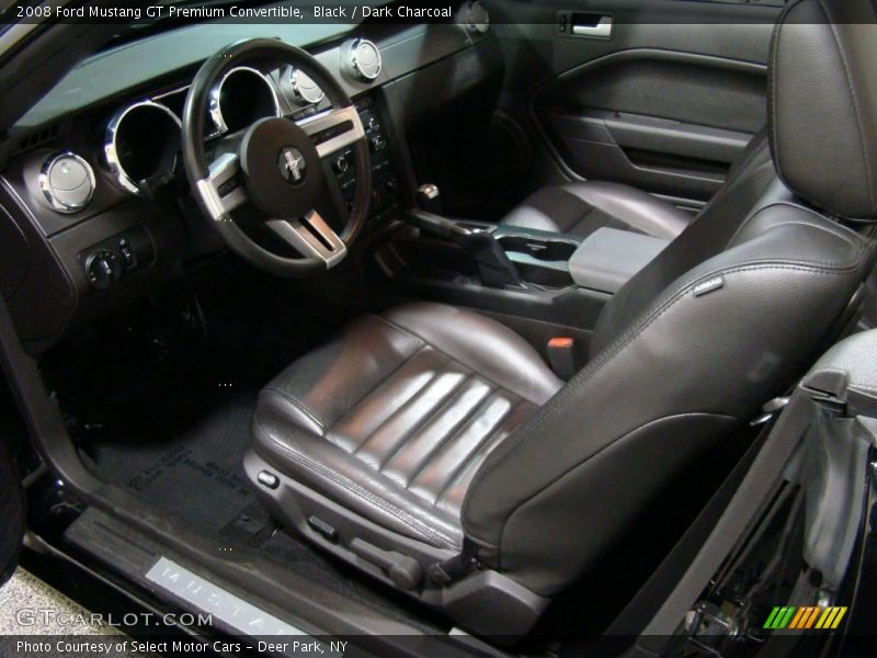 Black / Dark Charcoal 2008 Ford Mustang GT Premium Convertible