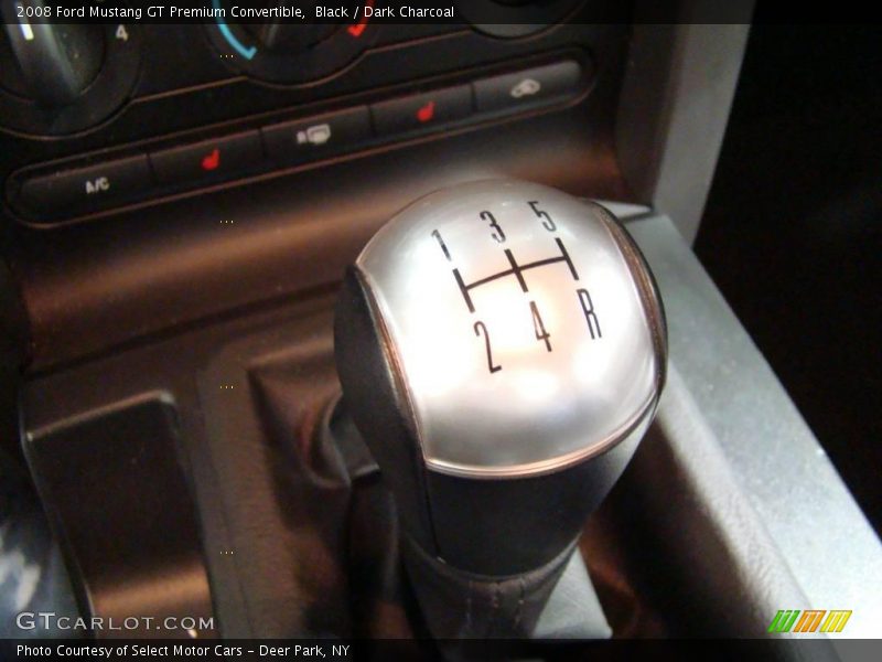 Black / Dark Charcoal 2008 Ford Mustang GT Premium Convertible