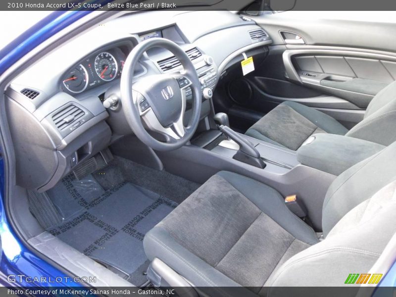 Black Interior - 2010 Accord LX-S Coupe 