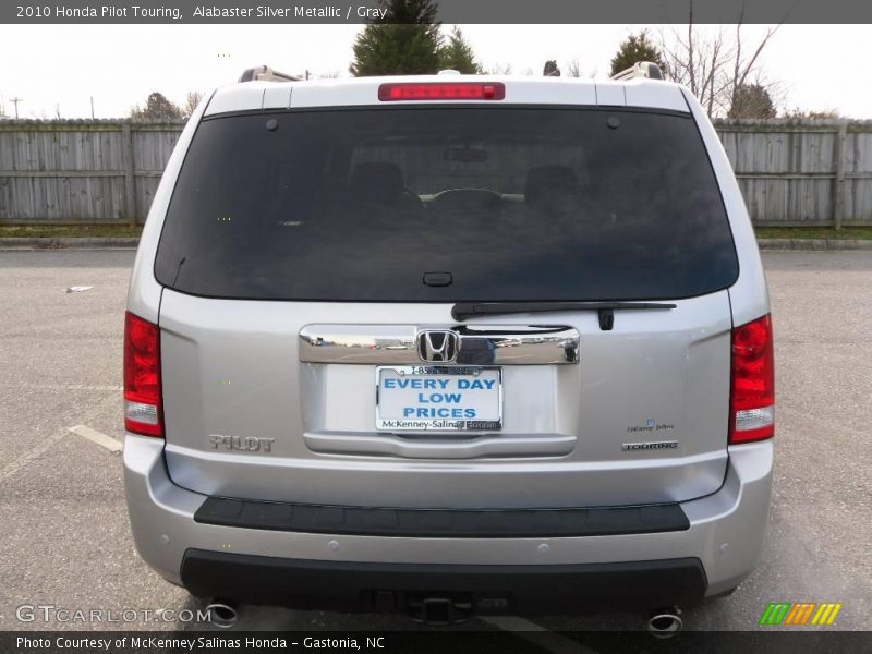 Alabaster Silver Metallic / Gray 2010 Honda Pilot Touring