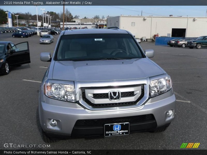 Alabaster Silver Metallic / Gray 2010 Honda Pilot Touring