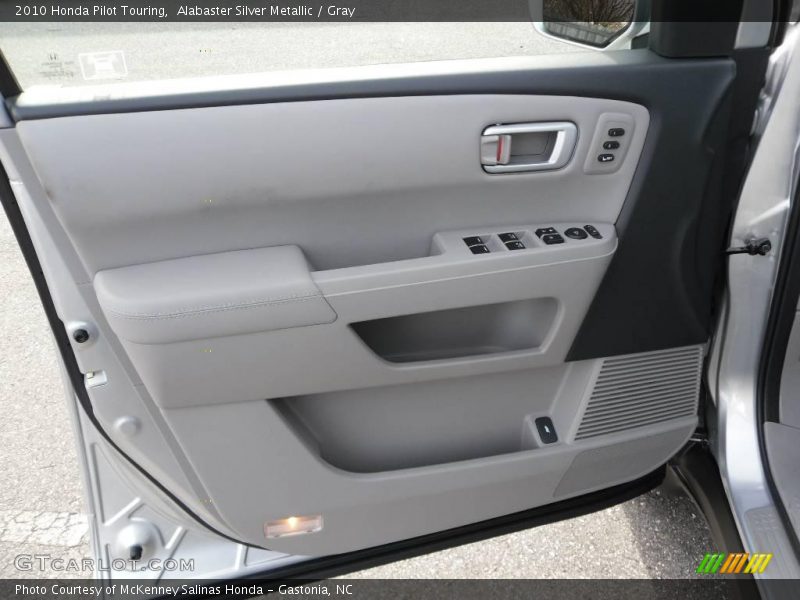 Alabaster Silver Metallic / Gray 2010 Honda Pilot Touring