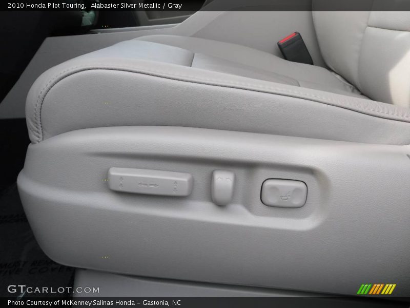 Alabaster Silver Metallic / Gray 2010 Honda Pilot Touring