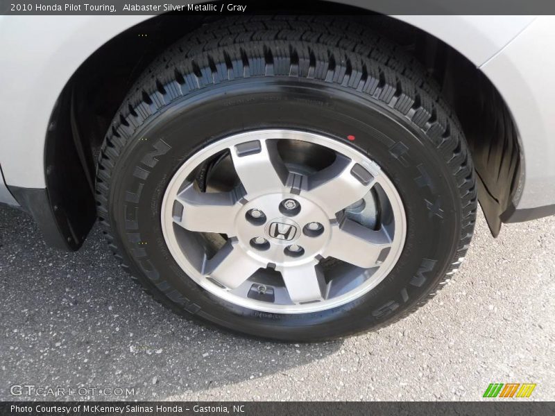 Alabaster Silver Metallic / Gray 2010 Honda Pilot Touring