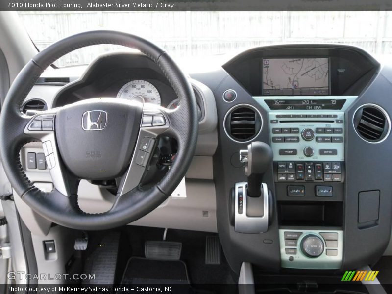Alabaster Silver Metallic / Gray 2010 Honda Pilot Touring