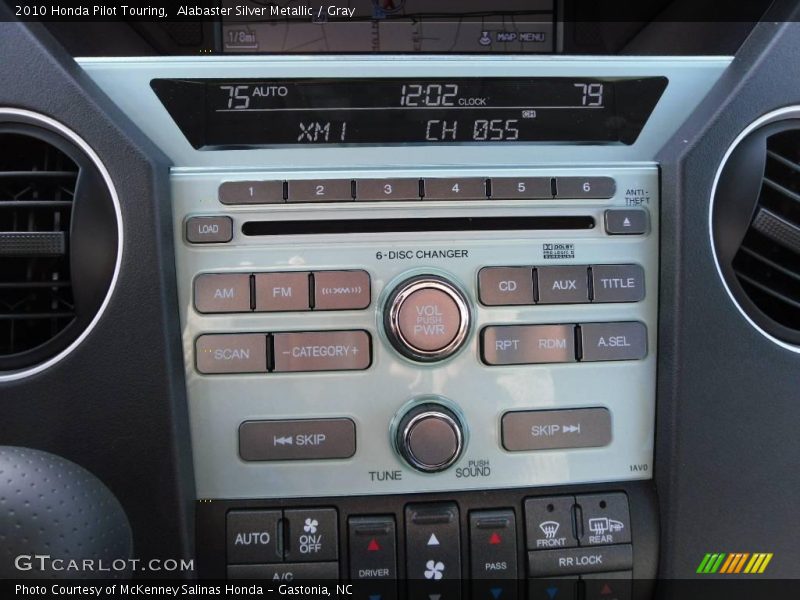 Alabaster Silver Metallic / Gray 2010 Honda Pilot Touring