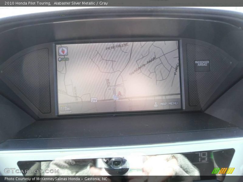 Alabaster Silver Metallic / Gray 2010 Honda Pilot Touring