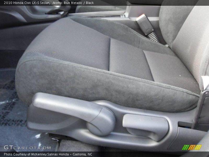 Atomic Blue Metallic / Black 2010 Honda Civic LX-S Sedan