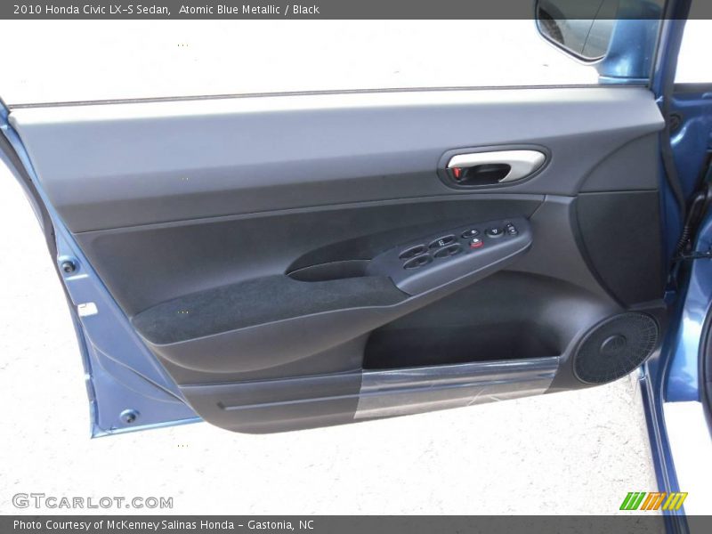 Atomic Blue Metallic / Black 2010 Honda Civic LX-S Sedan