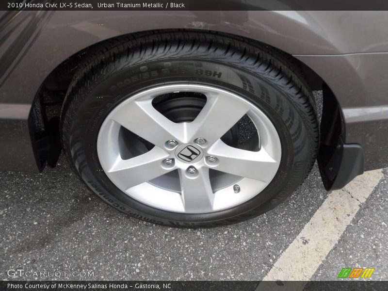 Urban Titanium Metallic / Black 2010 Honda Civic LX-S Sedan