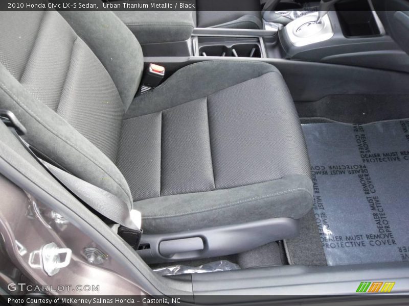 Urban Titanium Metallic / Black 2010 Honda Civic LX-S Sedan