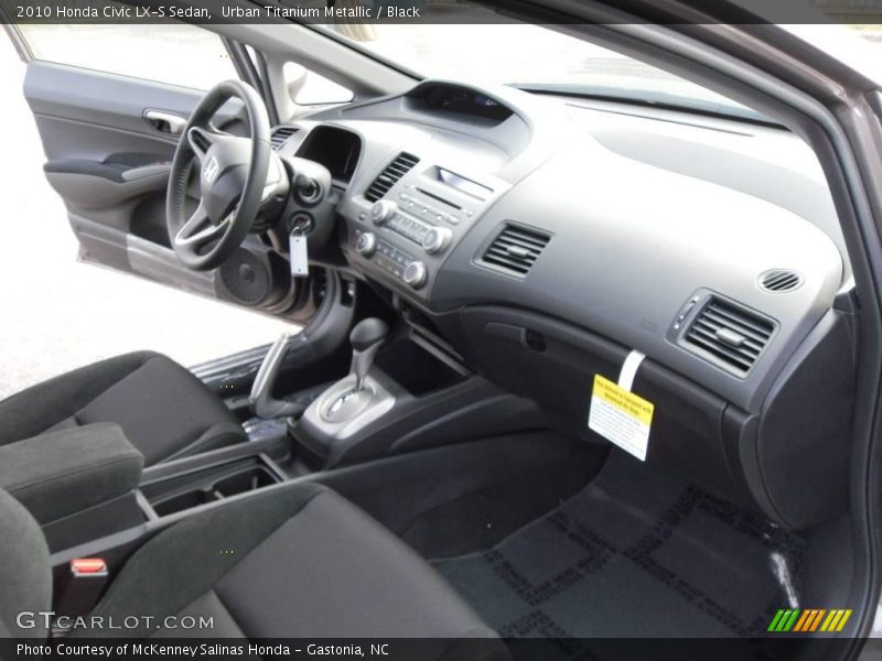 Urban Titanium Metallic / Black 2010 Honda Civic LX-S Sedan