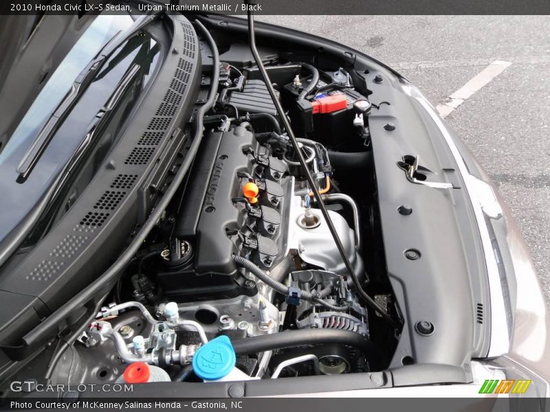 Urban Titanium Metallic / Black 2010 Honda Civic LX-S Sedan