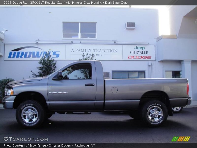 Mineral Gray Metallic / Dark Slate Gray 2005 Dodge Ram 2500 SLT Regular Cab 4x4