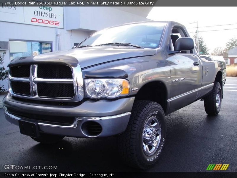 Mineral Gray Metallic / Dark Slate Gray 2005 Dodge Ram 2500 SLT Regular Cab 4x4