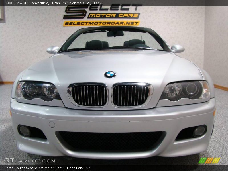 Titanium Silver Metallic / Black 2006 BMW M3 Convertible
