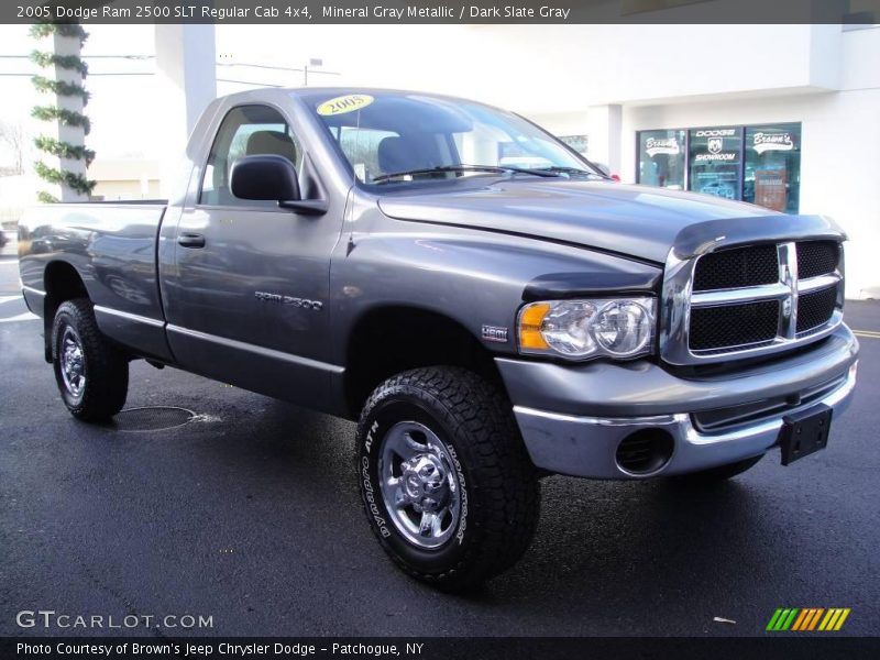 Mineral Gray Metallic / Dark Slate Gray 2005 Dodge Ram 2500 SLT Regular Cab 4x4
