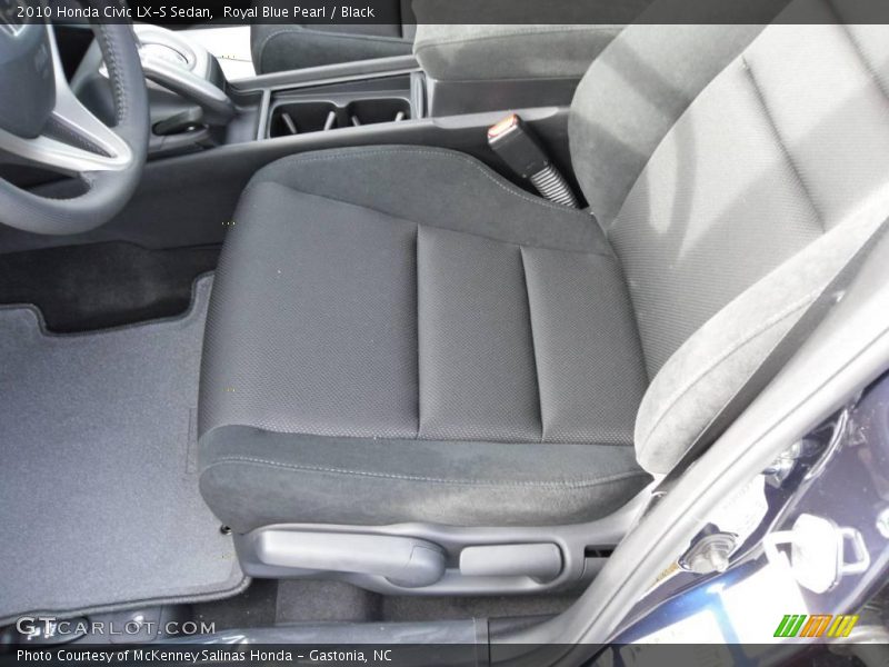 Royal Blue Pearl / Black 2010 Honda Civic LX-S Sedan
