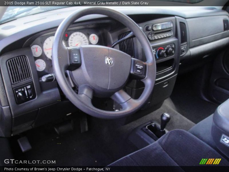 Mineral Gray Metallic / Dark Slate Gray 2005 Dodge Ram 2500 SLT Regular Cab 4x4