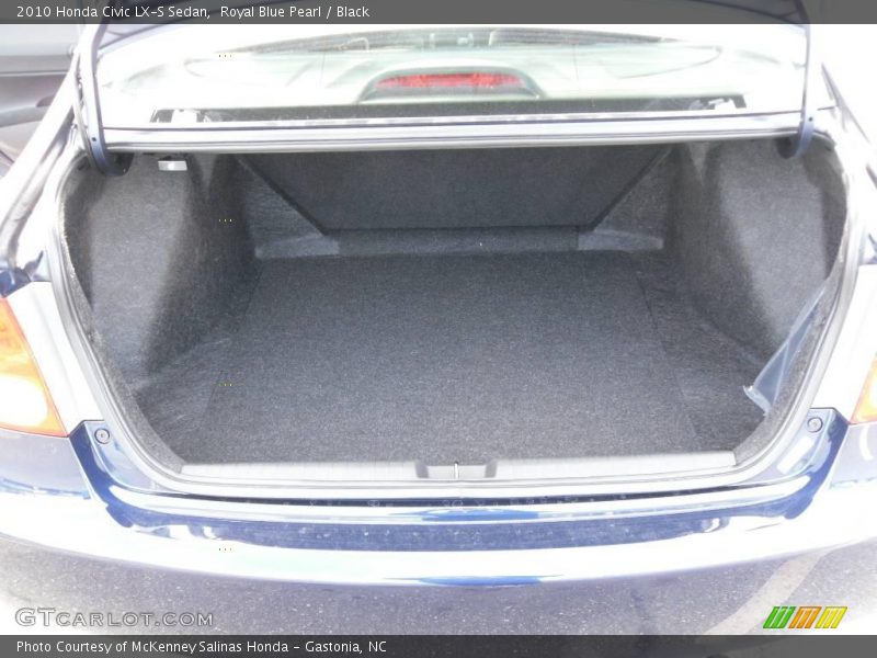 Royal Blue Pearl / Black 2010 Honda Civic LX-S Sedan
