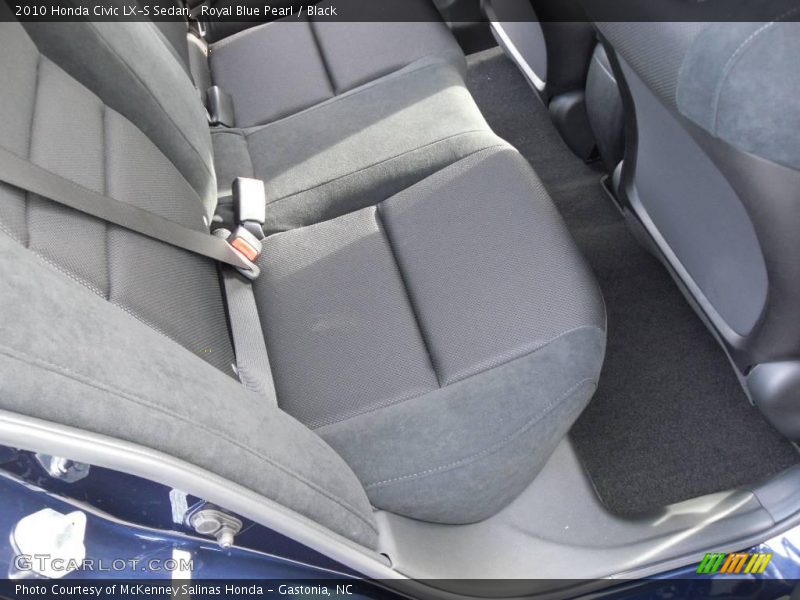 Royal Blue Pearl / Black 2010 Honda Civic LX-S Sedan