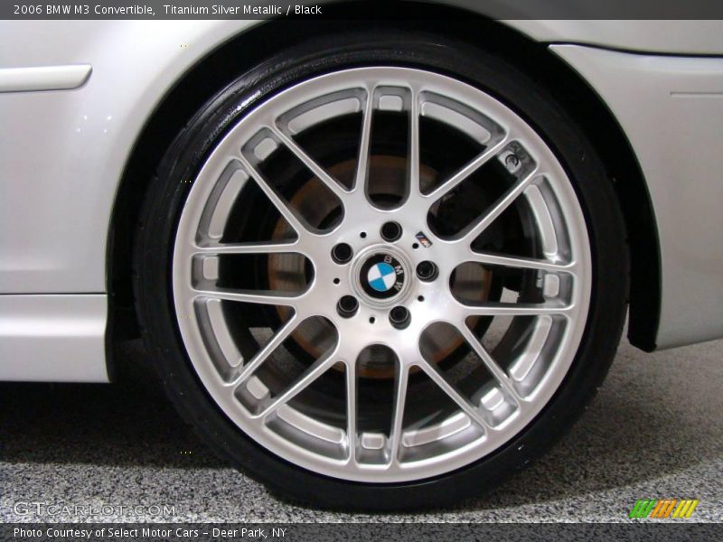 Titanium Silver Metallic / Black 2006 BMW M3 Convertible
