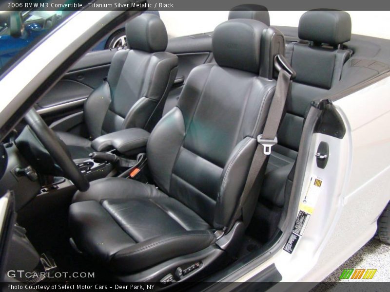 Titanium Silver Metallic / Black 2006 BMW M3 Convertible