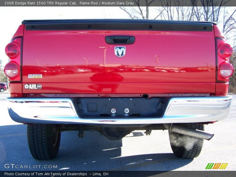 Flame Red / Medium Slate Gray 2008 Dodge Ram 1500 TRX Regular Cab