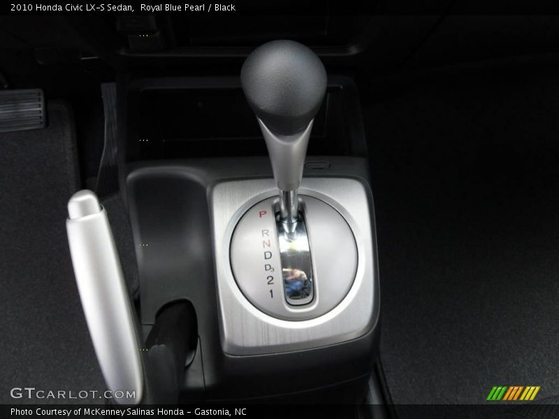 Royal Blue Pearl / Black 2010 Honda Civic LX-S Sedan