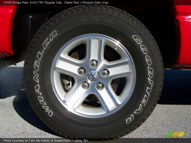 Flame Red / Medium Slate Gray 2008 Dodge Ram 1500 TRX Regular Cab