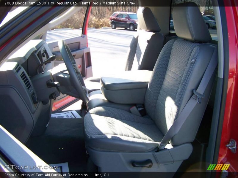 Flame Red / Medium Slate Gray 2008 Dodge Ram 1500 TRX Regular Cab