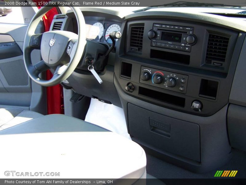 Flame Red / Medium Slate Gray 2008 Dodge Ram 1500 TRX Regular Cab