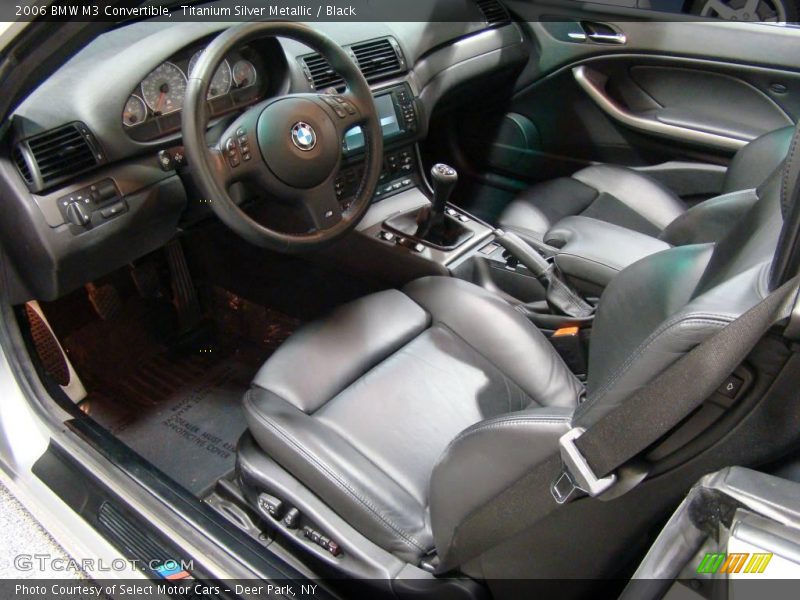 Titanium Silver Metallic / Black 2006 BMW M3 Convertible