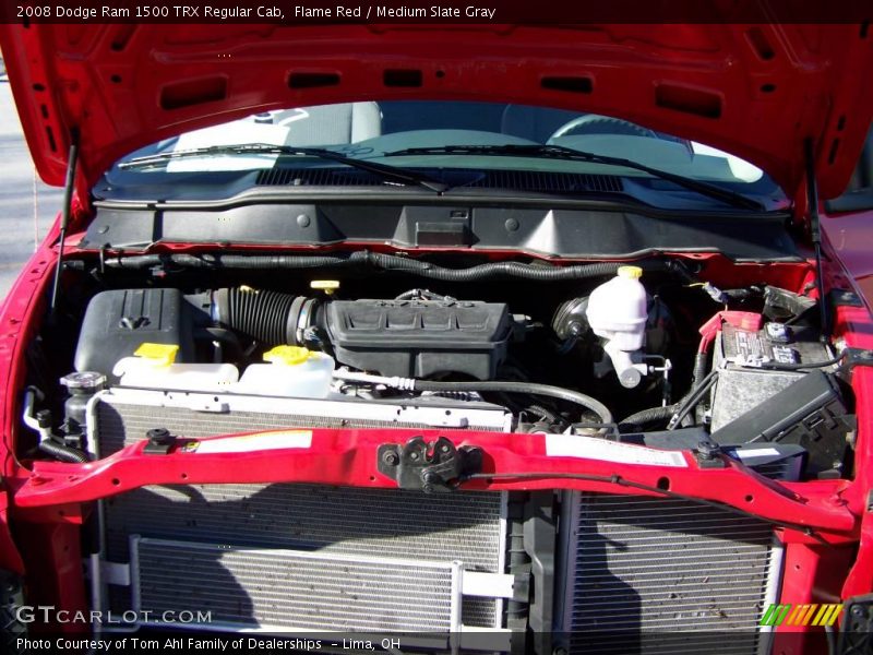 Flame Red / Medium Slate Gray 2008 Dodge Ram 1500 TRX Regular Cab