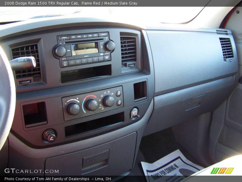Flame Red / Medium Slate Gray 2008 Dodge Ram 1500 TRX Regular Cab