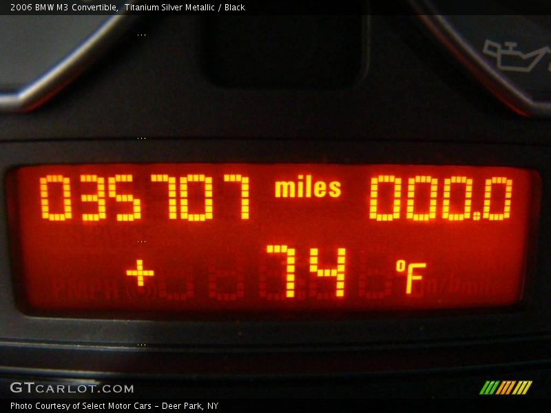 Titanium Silver Metallic / Black 2006 BMW M3 Convertible