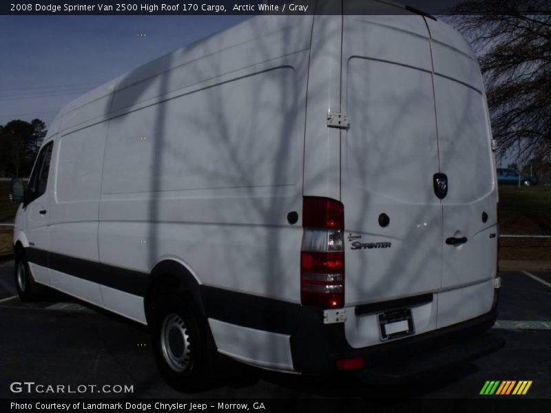 Arctic White / Gray 2008 Dodge Sprinter Van 2500 High Roof 170 Cargo
