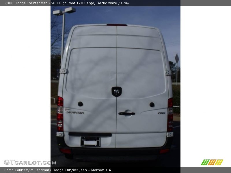 Arctic White / Gray 2008 Dodge Sprinter Van 2500 High Roof 170 Cargo