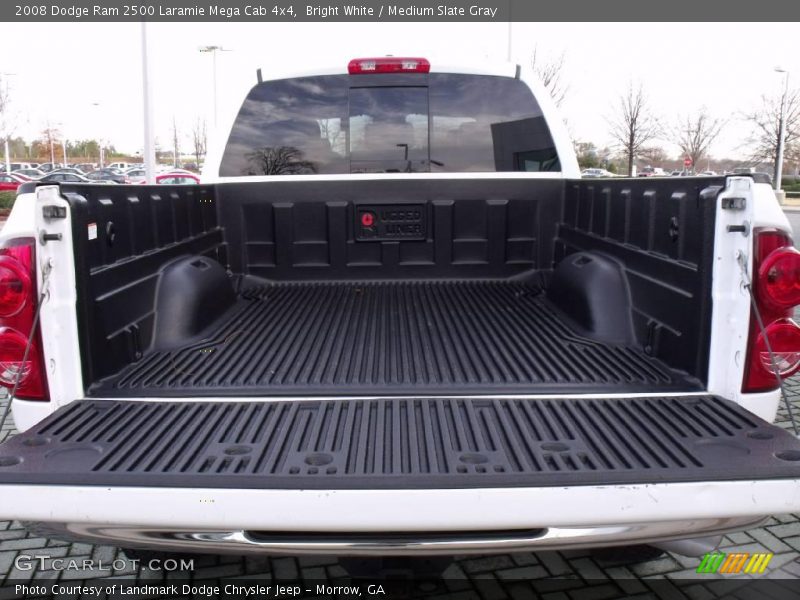 Bright White / Medium Slate Gray 2008 Dodge Ram 2500 Laramie Mega Cab 4x4