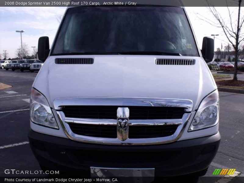 Arctic White / Gray 2008 Dodge Sprinter Van 2500 High Roof 170 Cargo